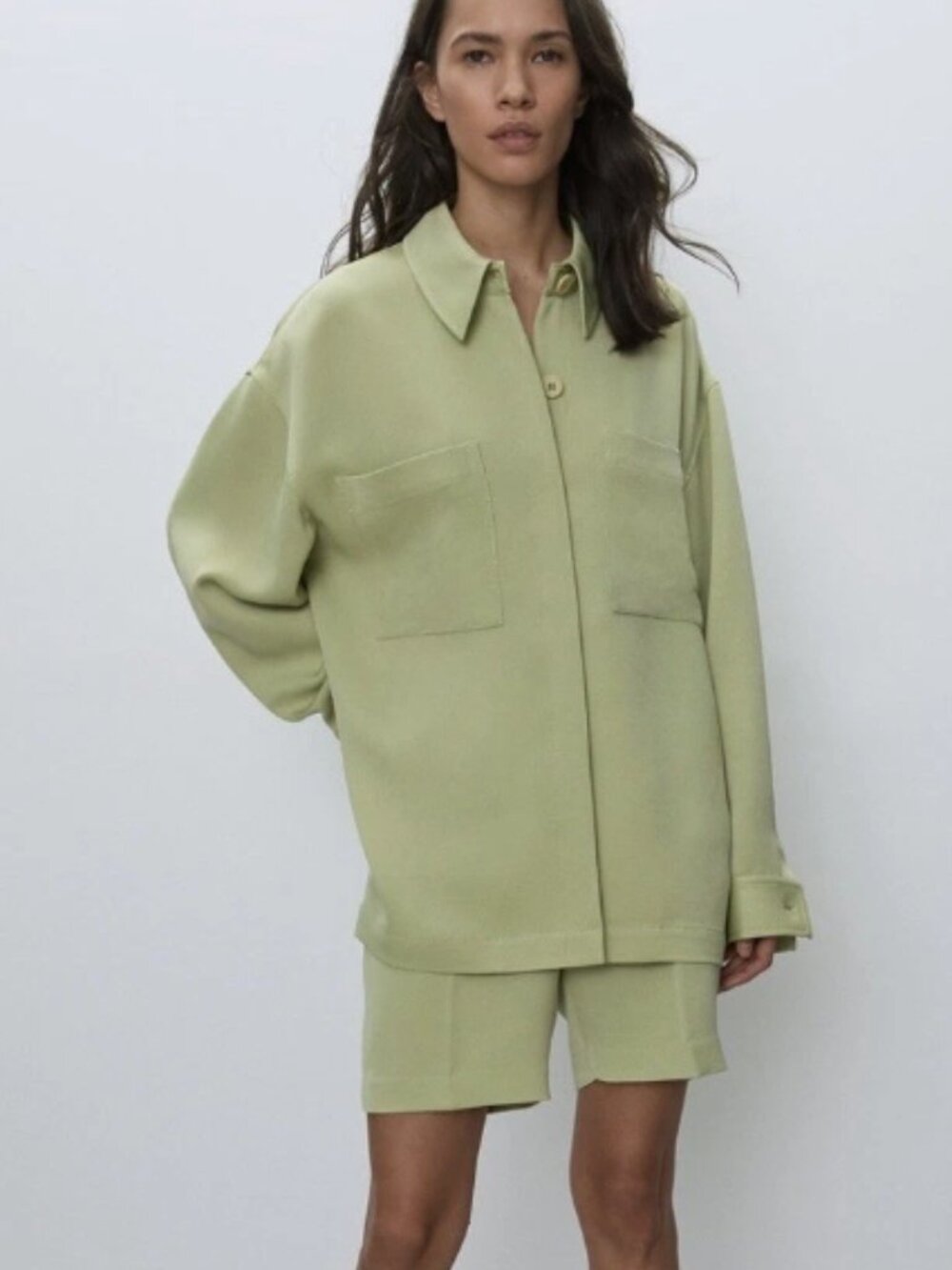 Aritzia Borna Shacket + Shorts